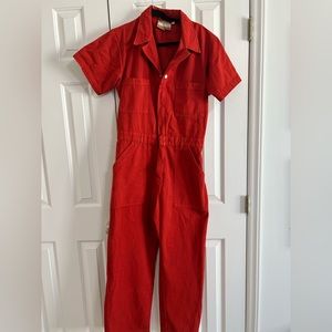 Big Bud Press short sleeve jumpsuit paprika